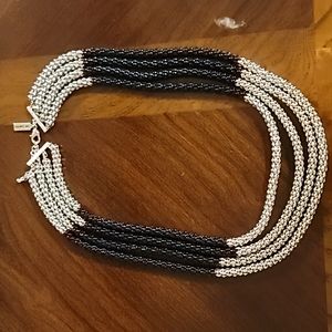 NWOT popcorn multi strand necklace